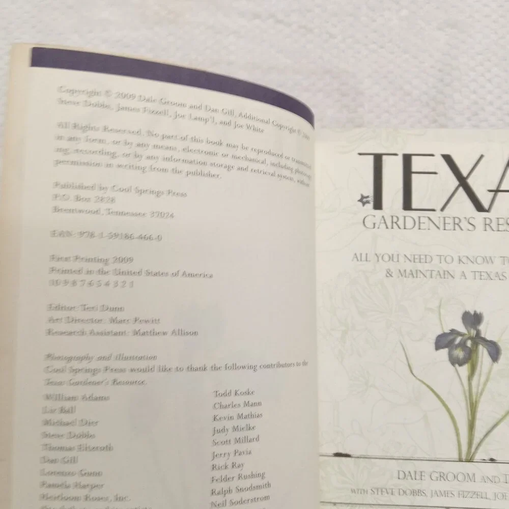 Texas Gardener's Resource By Dale Groom and Dan Gill Garden Book SKU A - Picture 3 of 6